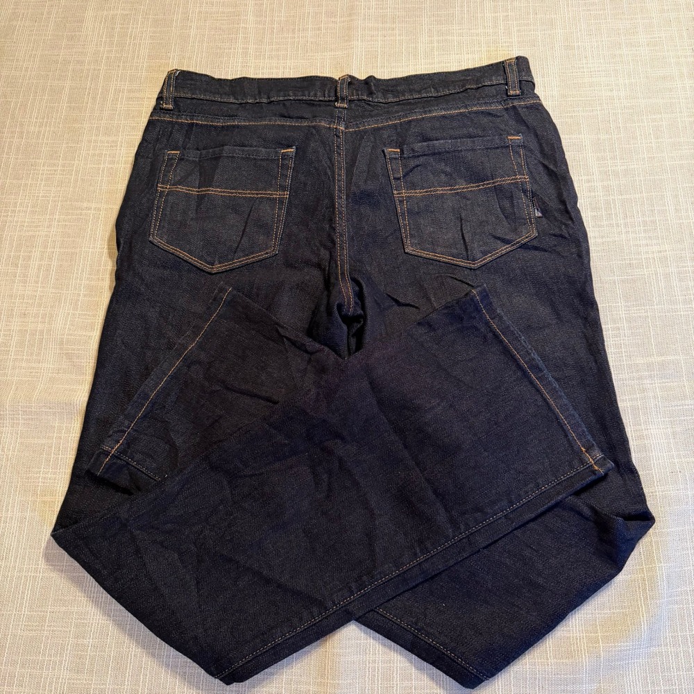 Patagonia Womens Organic Cotton Dark Wash Straight Leg Denim Jeans Size 32